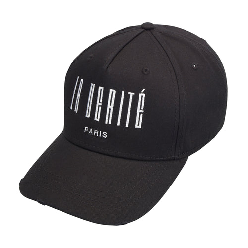 LA VERITÉ CARGO CAP- BLACK