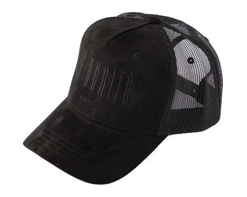 Black on black suede La verite Trucker