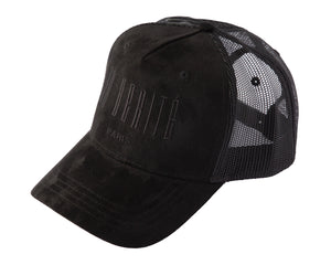 Black on black suede La verite Trucker